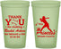 Custom Bat Mitzvah 22 oz Glow In The Dark Cups - 12th Birthday Softball | 120011