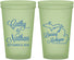Custom Wedding 22 oz Glow In The Dark Cups - Michigan | 121
