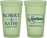 Custom Wedding 22 oz Glow In The Dark Cups - Montana | 125