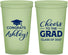 Custom Graduation 22 oz Glow In The Dark Cups - Class Of 2027 Cheers Grad | 130020