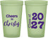 Custom Graduation 22 oz Glow In The Dark Cups - Class Of 2027 Cheers | 130037