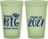 Custom Graduation 22 oz Glow In The Dark Cups - Class Of 2027 Dream Big | 130038