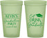 Custom Graduation 22 oz Glow In The Dark Cups - Class Of 2027 Eat Drink Graduate | 130043