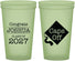 Custom Graduation 22 oz Glow In The Dark Cups - Class Of 2027 Caps Off | 130045