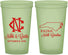 Custom Wedding 22 oz Glow In The Dark Cups - North Carolina | 132