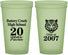 Custom Class Reunion 22 oz Glow In The Dark Cups - Class Of 2007 20 Year | 140016