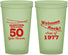 Custom Class Reunion 22 oz Glow In The Dark Cups - Class Of 1977 50 Year | 140019