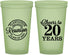Custom Class Reunion 22 oz Glow In The Dark Cups - Class Of 2007 20 Year | 140021