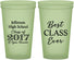 Custom Class Reunion 22 oz Glow In The Dark Cups - Class Of 2017 10 Year | 140025