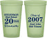 Custom Class Reunion 22 oz Glow In The Dark Cups - Class Of 2007 20 Year | 140026