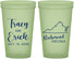 Custom Wedding 22 oz Glow In The Dark Cups - Virginia | 145