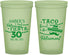 Custom Retirement 22 oz Glow In The Dark Cups - Taco Bout A Retirement | 150003