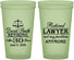 Custom Retirement 22 oz Glow In The Dark Cups - Lawyer | 150025