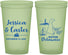 Custom Wedding 22 oz Glow In The Dark Cups - Delaware | 157