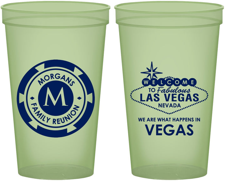 Custom Family Reunion 22 oz Glow In The Dark Cups - Las Vegas | 160037