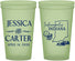 Custom Wedding 22 oz Glow In The Dark Cups - Indiana | 163
