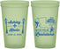 Custom Wedding 22 oz Glow In The Dark Cups - Louisiana | 167