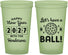 Custom New Years 22 oz Glow In The Dark Cups - 2027 Lets Have A Ball | 170001
