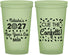 Custom New Years 22 oz Glow In The Dark Cups - 2027 Nye Confetti | 170012