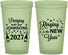 Custom New Years 22 oz Glow In The Dark Cups - 2027 Ringing In | 170014