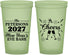 Custom New Years 22 oz Glow In The Dark Cups - 2027 Cheers | 170017