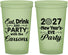 Custom New Years 22 oz Glow In The Dark Cups - 2027 Eat Drink Party | 170022