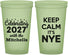 Custom New Years 22 oz Glow In The Dark Cups - 2027 Nye | 170025