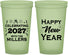 Custom New Years 22 oz Glow In The Dark Cups - 2027 Nye Confetti | 170028