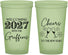 Custom New Years 22 oz Glow In The Dark Cups - 2027 Cheers | 170029