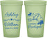 Custom Wedding 22 oz Glow In The Dark Cups - Michigan | 171