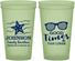 Custom Family Vacation 22 oz Glow In The Dark Cups - Good Times Tan Lines | 180003