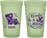 Custom Mardi Gras 22 oz Glow In The Dark Cups - Beads And Bling | 190002