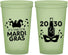 Custom Mardi Gras 22 oz Glow In The Dark Cups - New Orleans | 190003