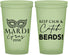 Custom Mardi Gras 22 oz Glow In The Dark Cups - Beads Nola | 190007