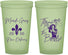 Custom Mardi Gras 22 oz Glow In The Dark Cups - Throw Me The Beads | 190008