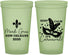 Custom Mardi Gras 22 oz Glow In The Dark Cups - Fleur De Lis Carnaval | 190011