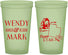 Custom Wedding 22 oz Glow In The Dark Cups - Utah | 193