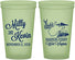 Custom Wedding 22 oz Glow In The Dark Cups - West Virginia | 197