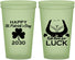 Custom St Patricks Day 22 oz Glow In The Dark Cups - Clover Irish | 200008