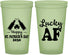 Custom St Patricks Day 22 oz Glow In The Dark Cups - Lucky Af | 200017