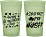 Custom St Patricks Day 22 oz Glow In The Dark Cups - Kiss Me I Am Irish | 200018