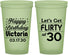 Custom Birthday 22 oz Glow In The Dark Cups - Flirty At 30 | 20015
