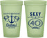 Custom Birthday 22 oz Glow In The Dark Cups - Sexy At 40 | 20027