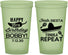 Custom Birthday 22 oz Glow In The Dark Cups - 35th Fiesta Siesta Tequila | 20031