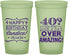 Custom Birthday 22 oz Glow In The Dark Cups - 40th | 20044