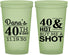 Custom Birthday 22 oz Glow In The Dark Cups - 40th | 20086