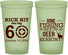 Custom Birthday 22 oz Glow In The Dark Cups - 60th Gone Fishing | 20126