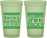 Custom Birthday 22 oz Glow In The Dark Cups - Christmas Eat Drink Tacky | 20137