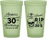 Custom Birthday 22 oz Glow In The Dark Cups - 30th Rip 20 | 20140