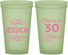 Custom Birthday 22 oz Glow In The Dark Cups - Cheers To 30 Years | 20142